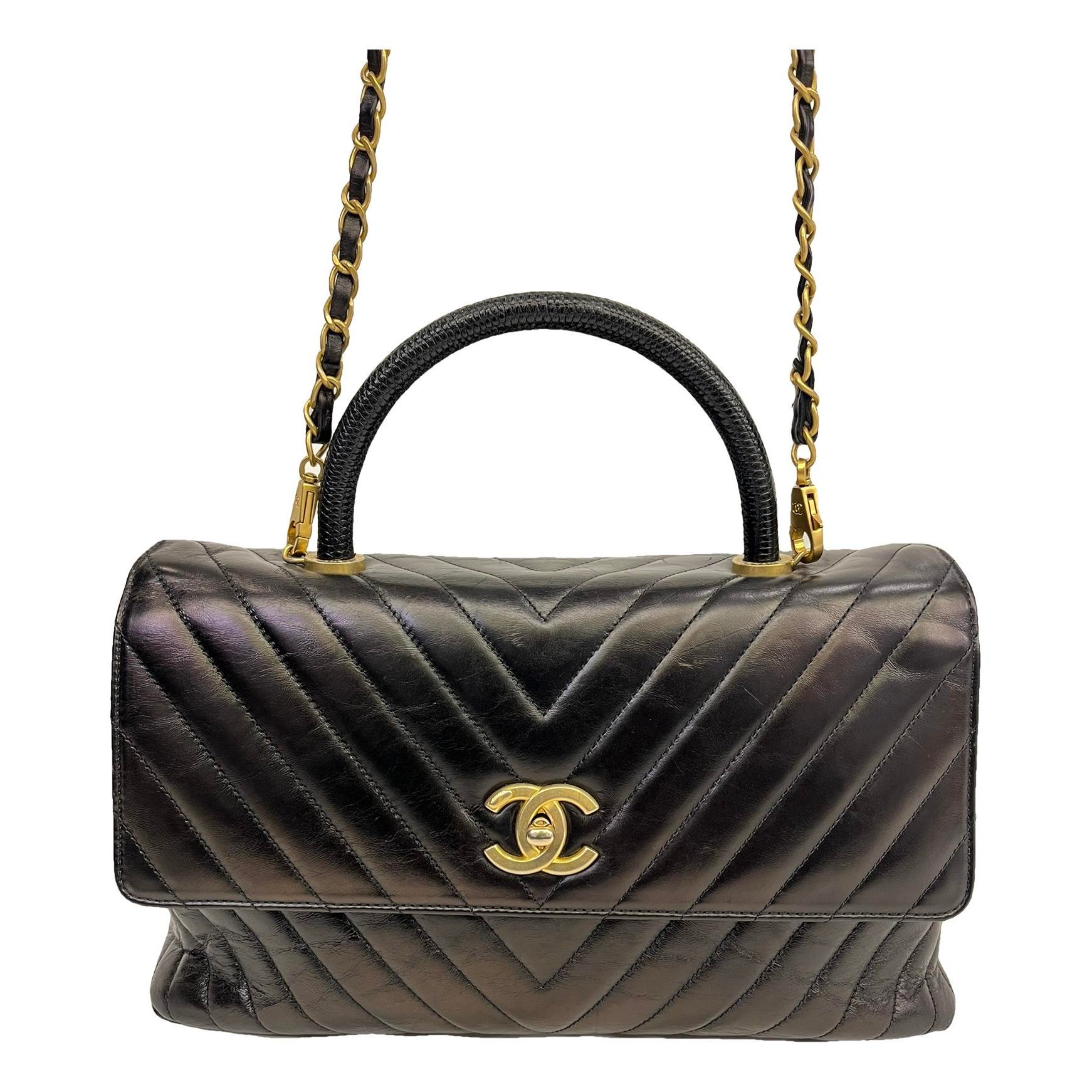 Leather handbag