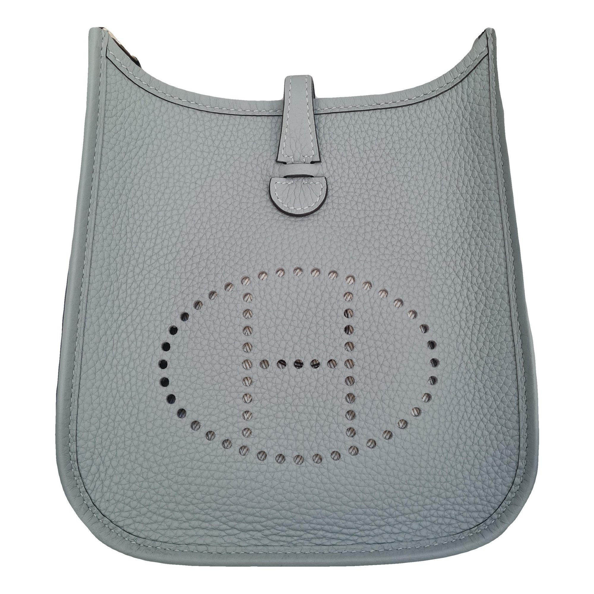Hermes Evelyne Handbag Clemence Leather 2025