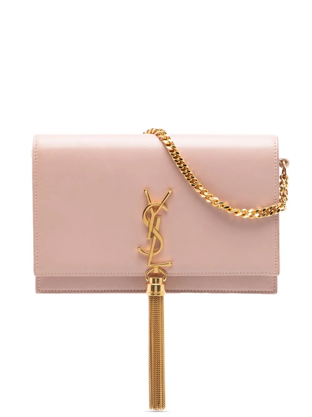 2017 Smooth Calfskin Monogram Kate Tassel Wallet on Chain crossbody bag