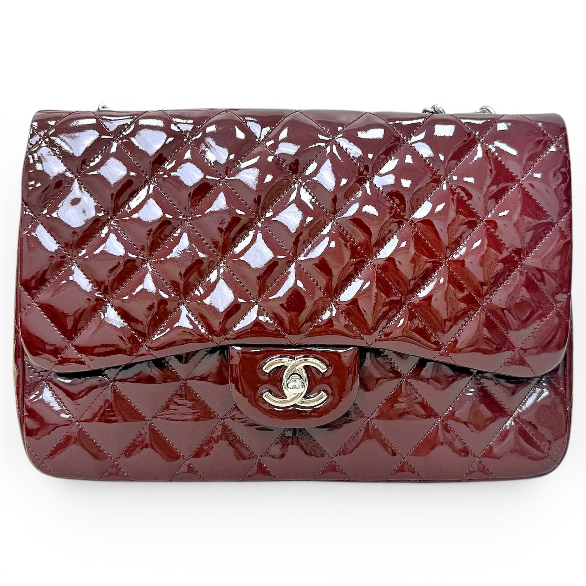 Timeless/Classique patent leather handbag