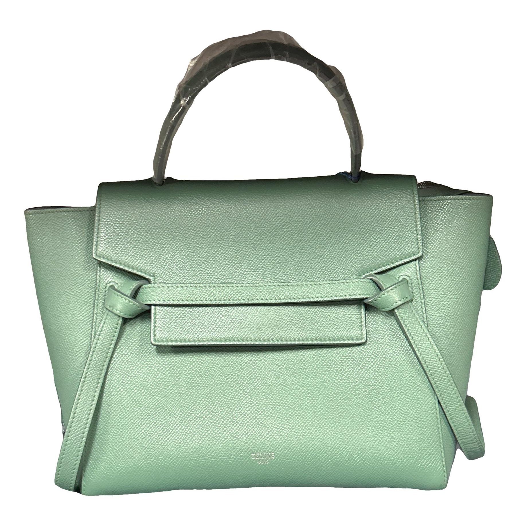 Belt leather handbag