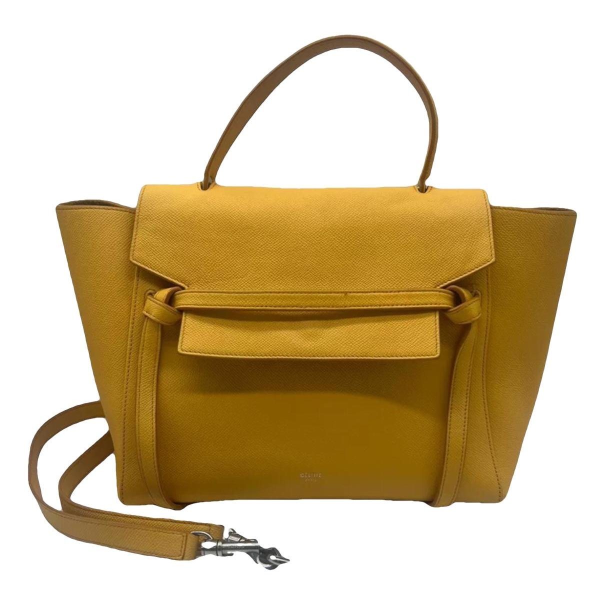 Belt leather handbag