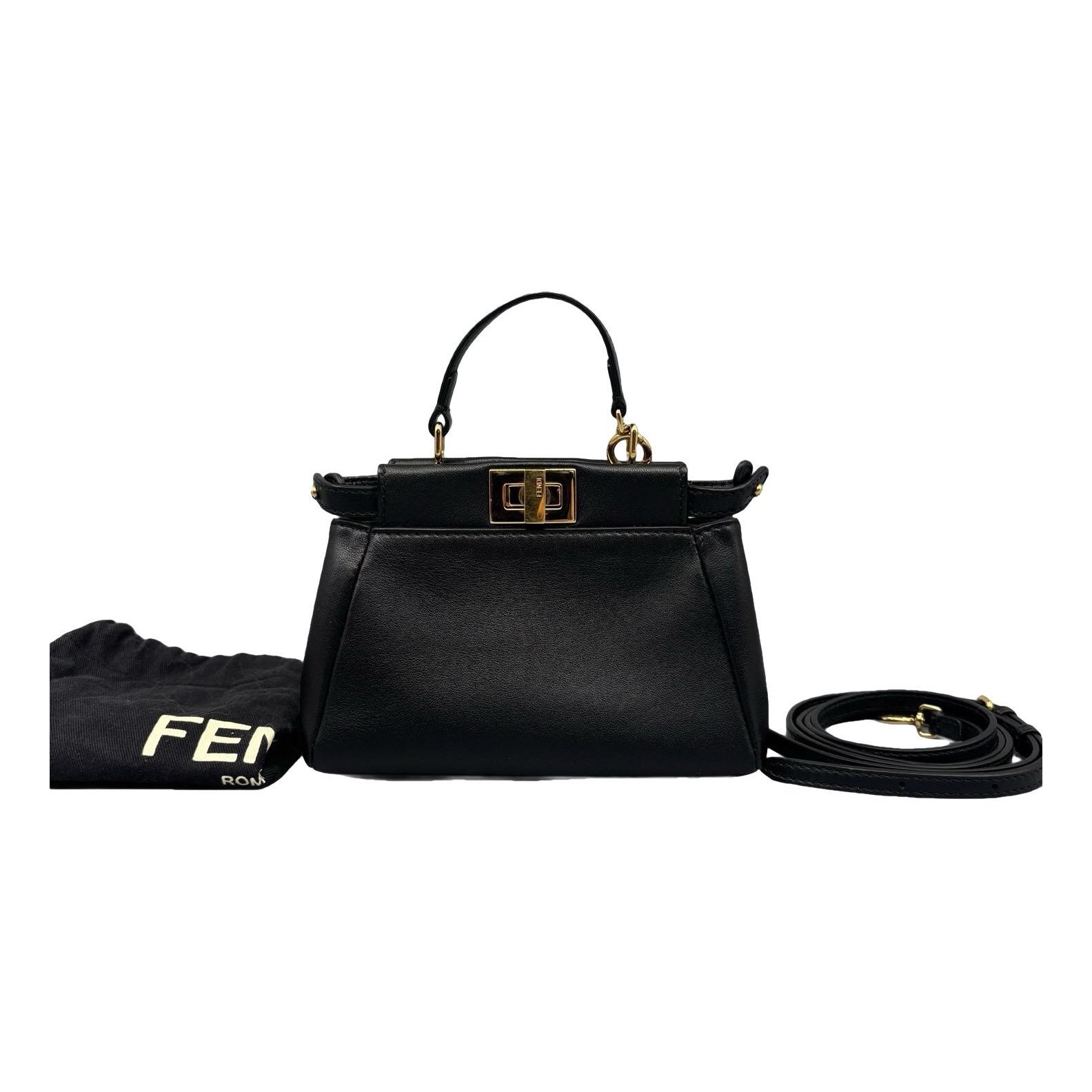 Peekaboo leather handbag
