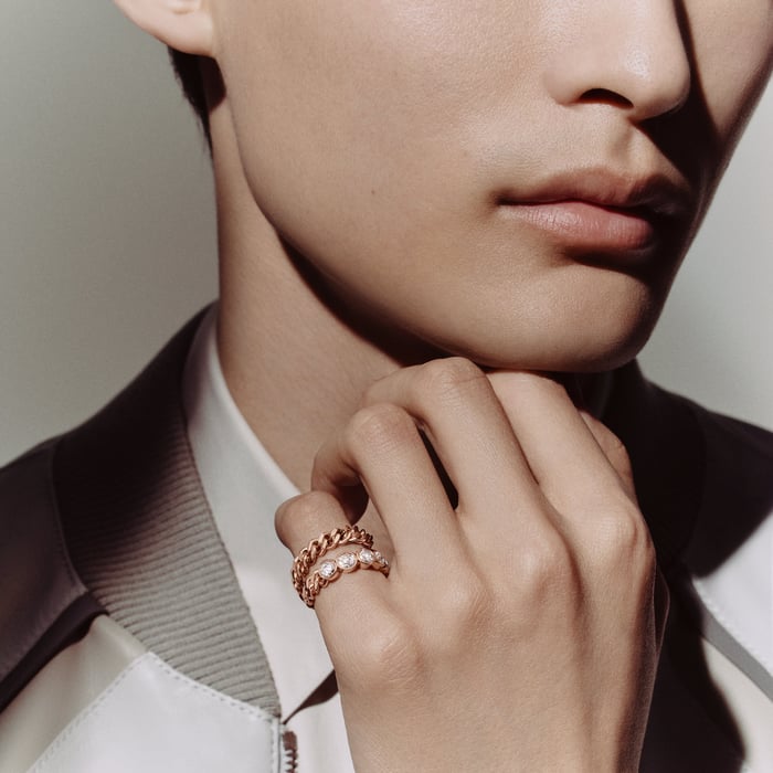 Sans Coloris Boucle Sellier "On the Rocks" Ring