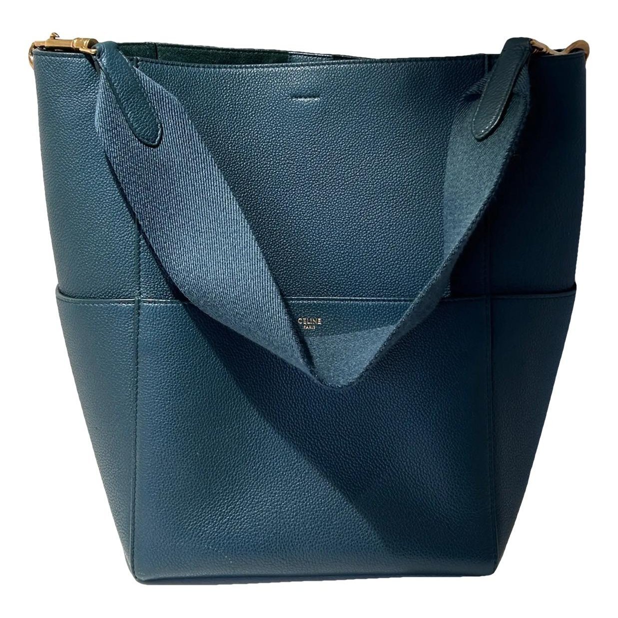 Seau Sangle leather handbag