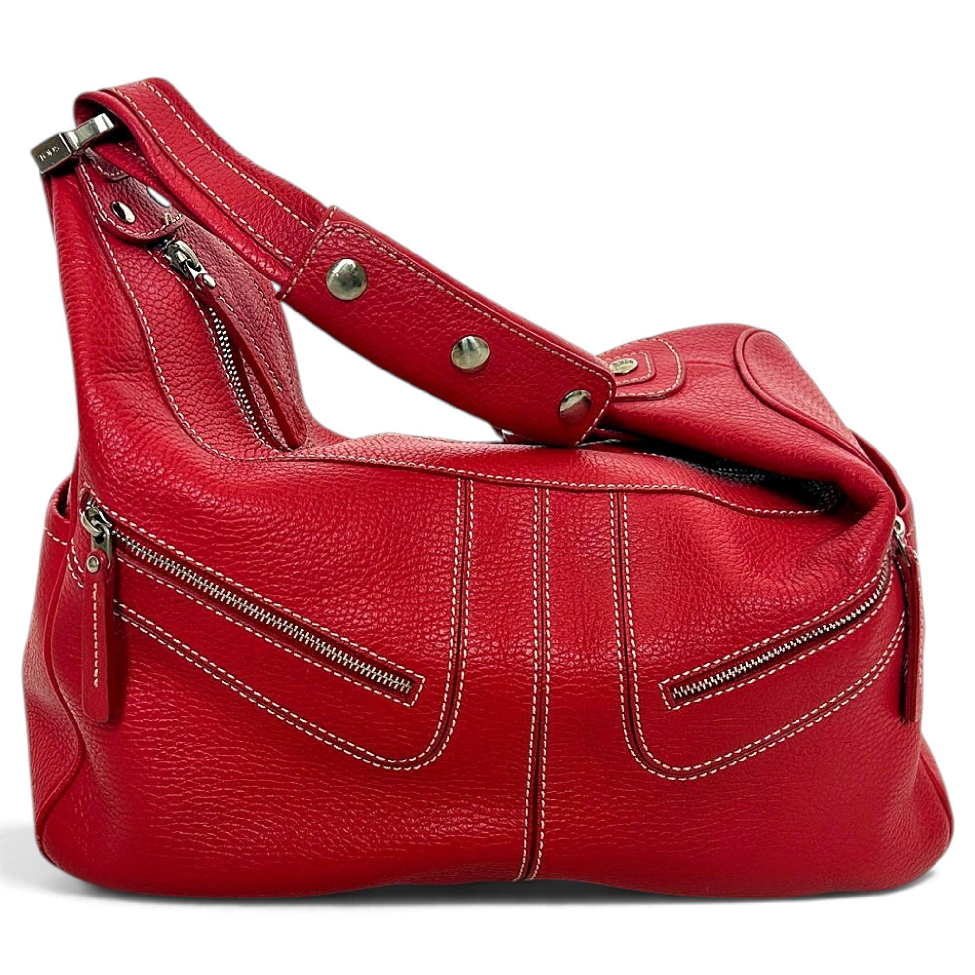 D Bag leather handbag