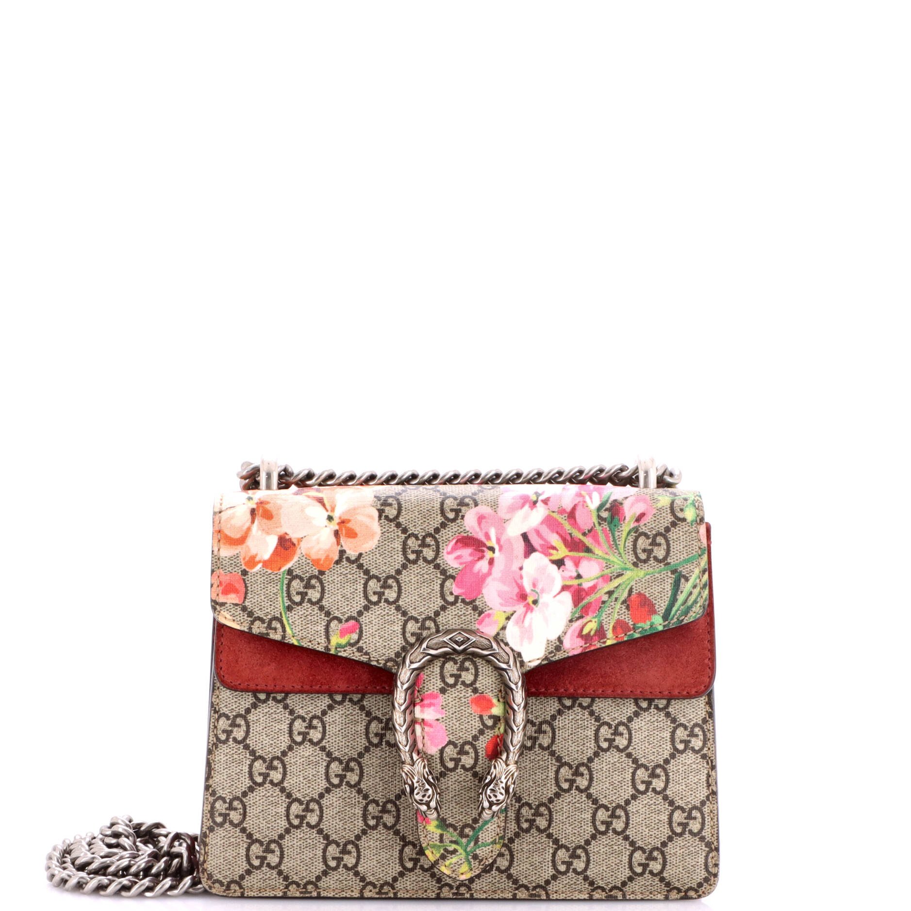 Dionysus Bag Blooms Print GG Coated Canvas Mini
