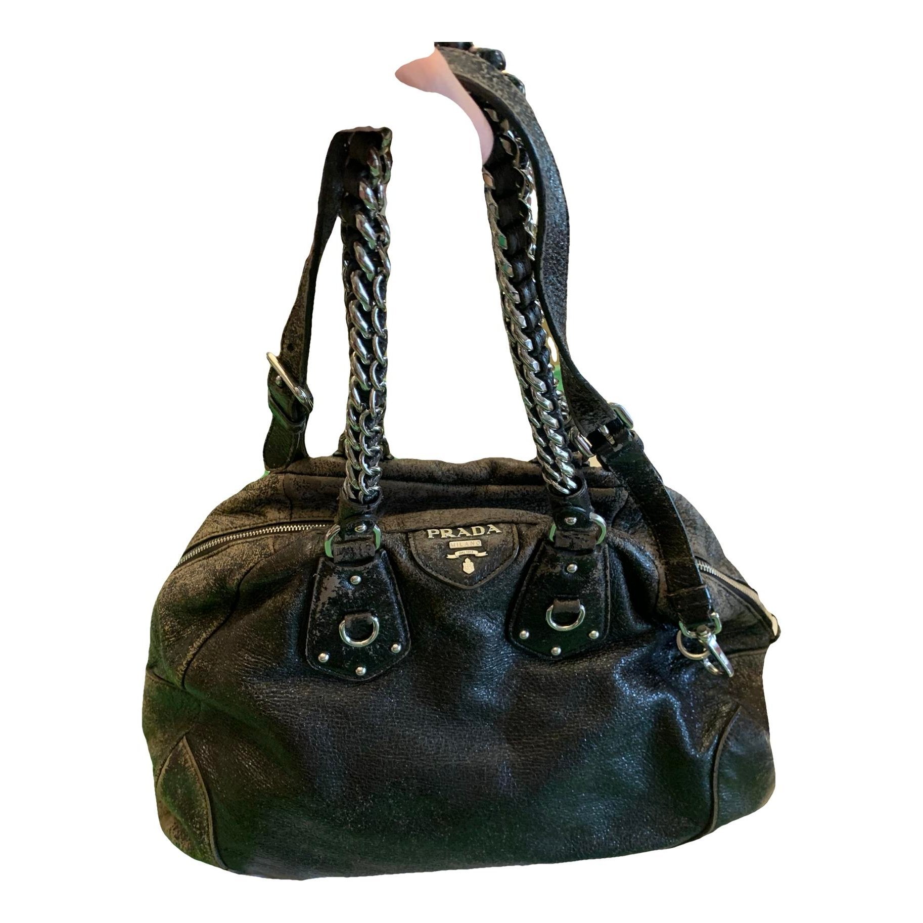 Leather handbag