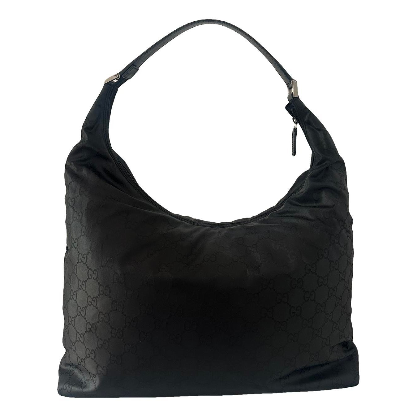 Hobo linen handbag