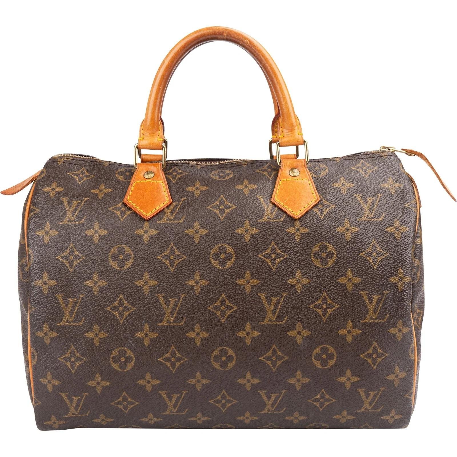 Speedy leather handbag