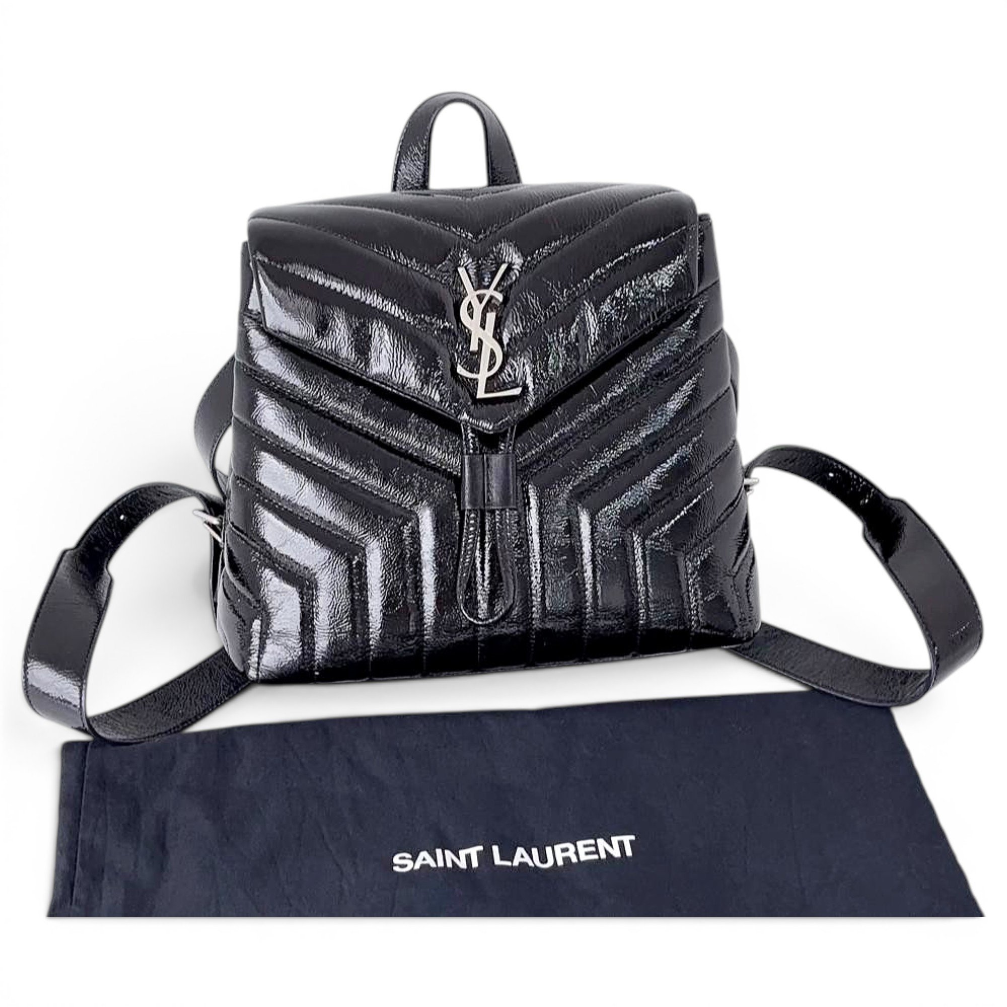 Leather backpack