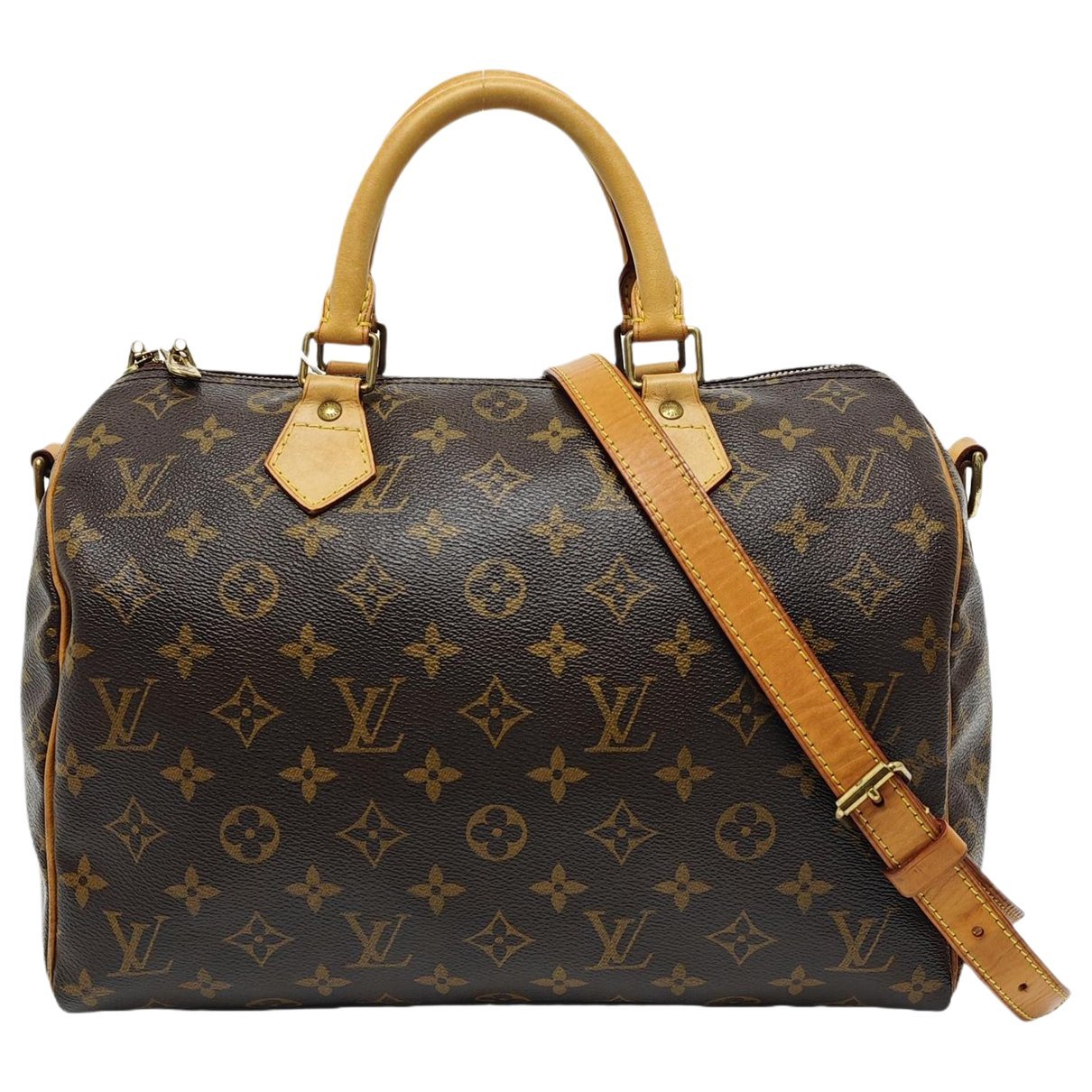 Nano Speedy / Mini HL leather handbag