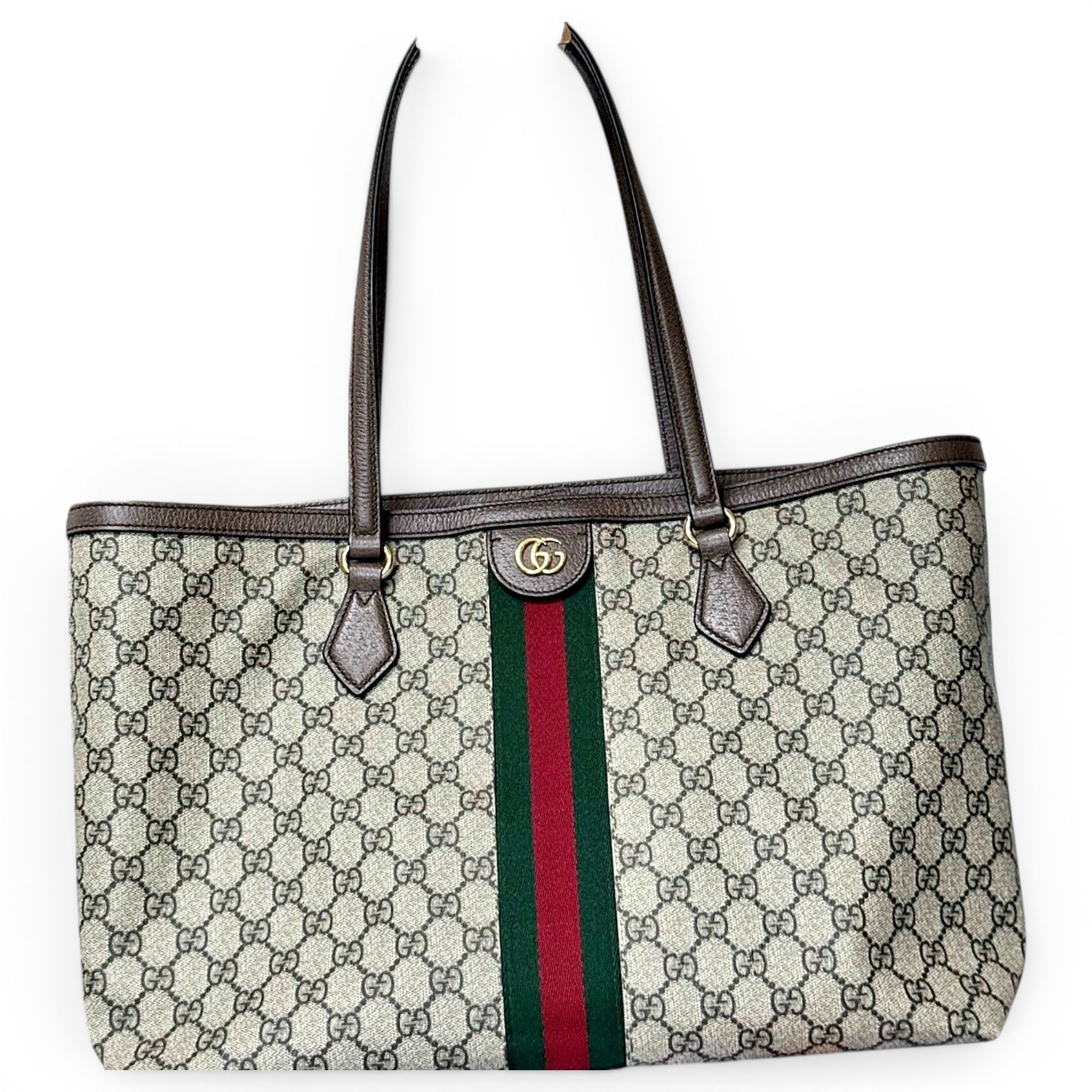 Ophidia Shopping leather handbag
