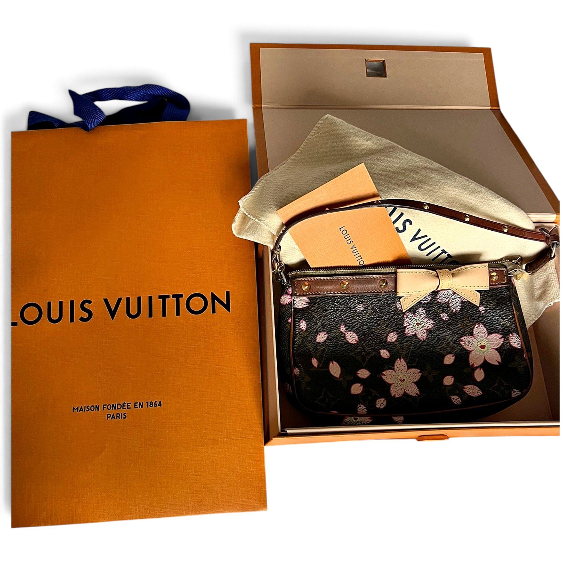 Pochette Accessoire leather handbag