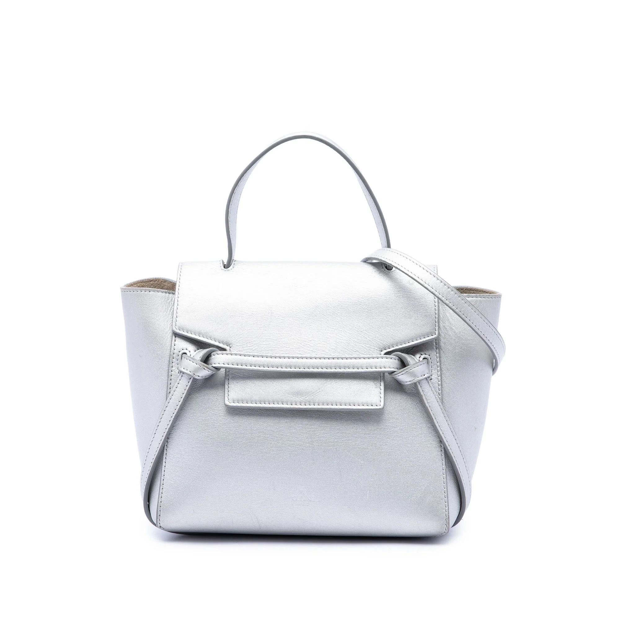 Belt pony-style calfskin handbag