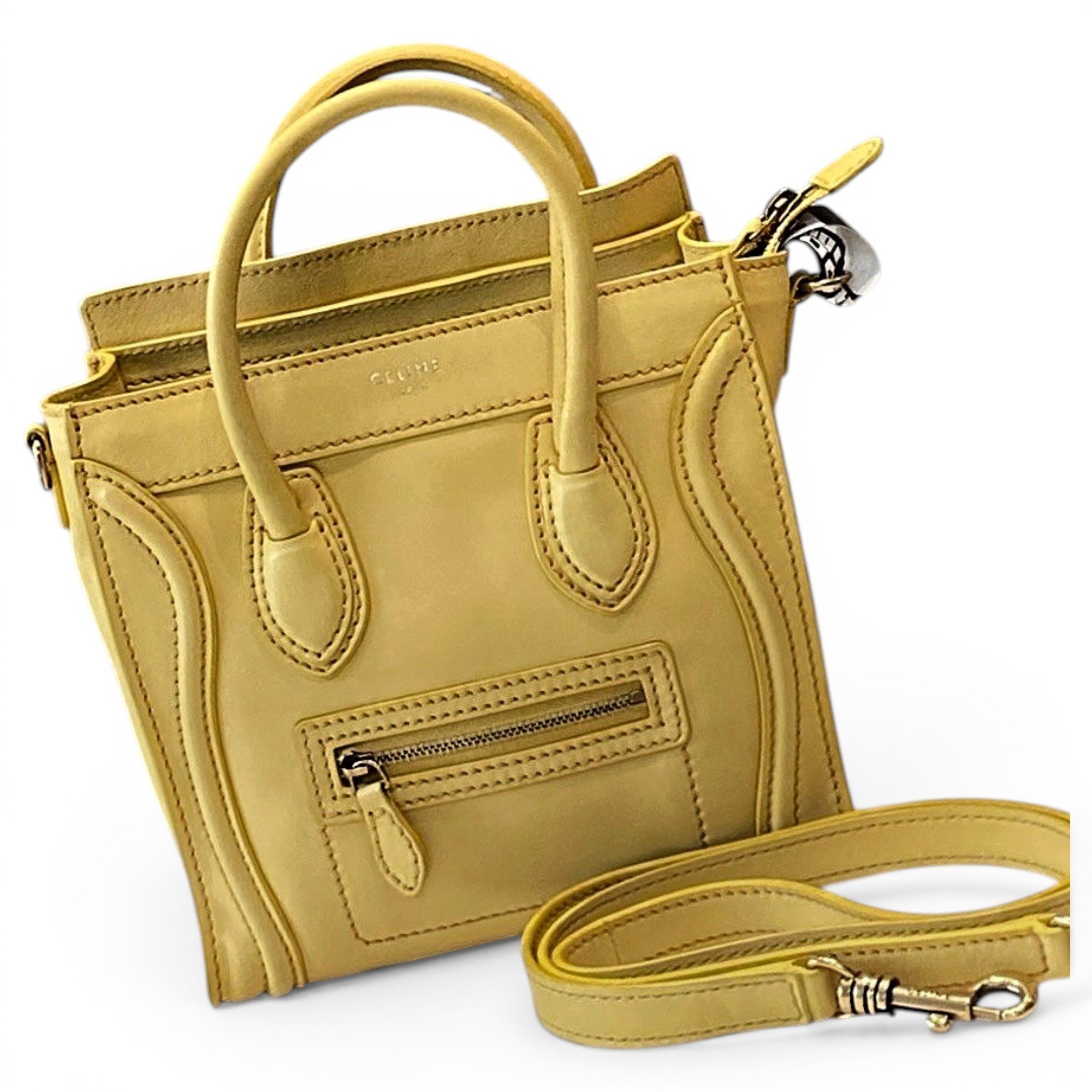 Luggage leather handbag