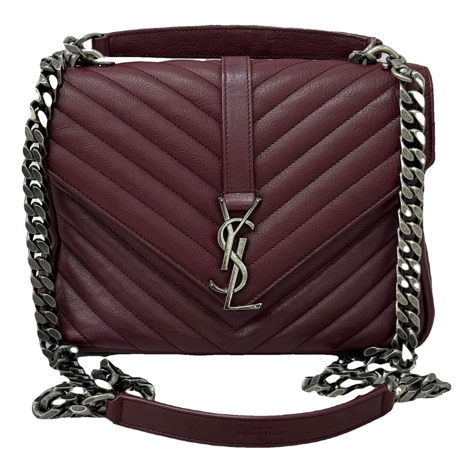 Collége monogramme leather handbag