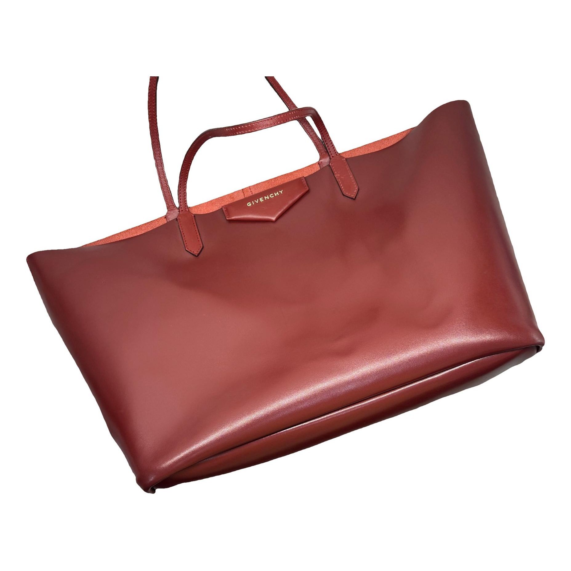 Leather tote