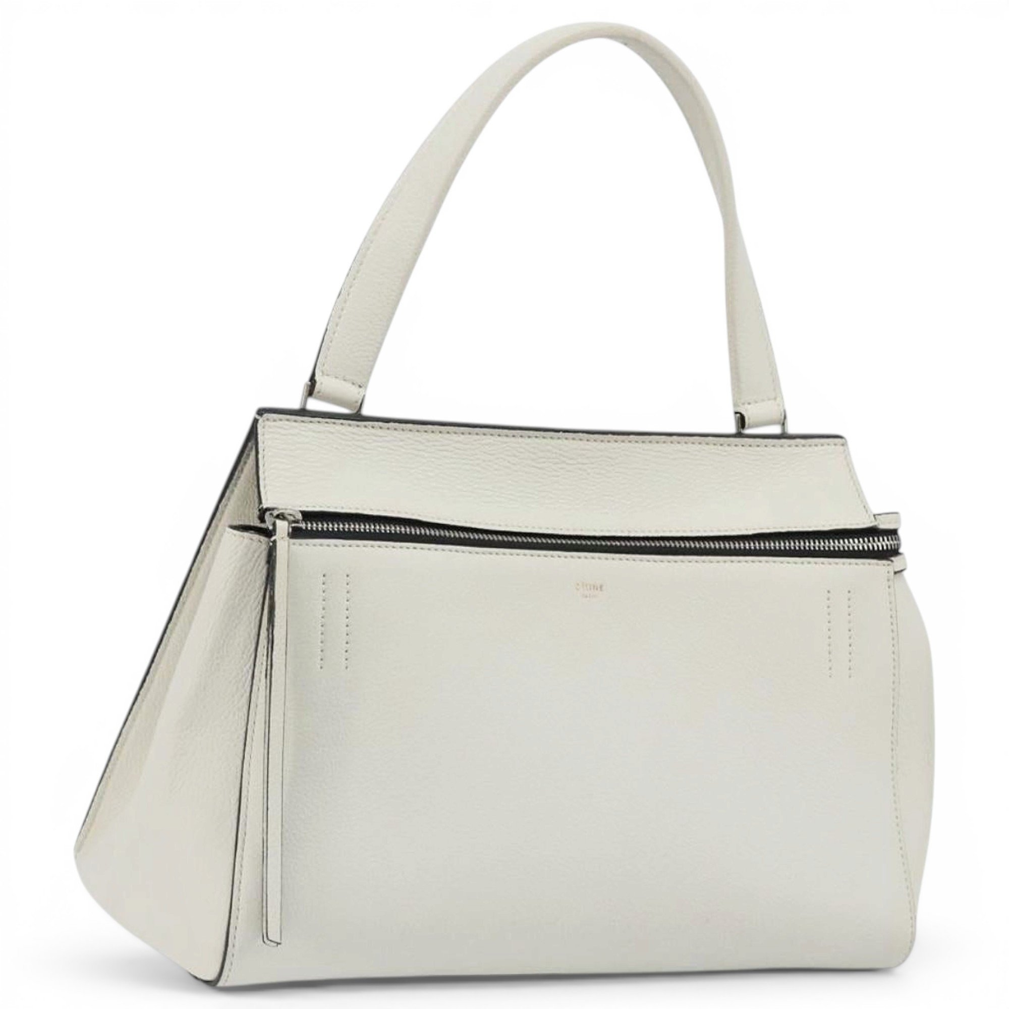 Edge leather handbag