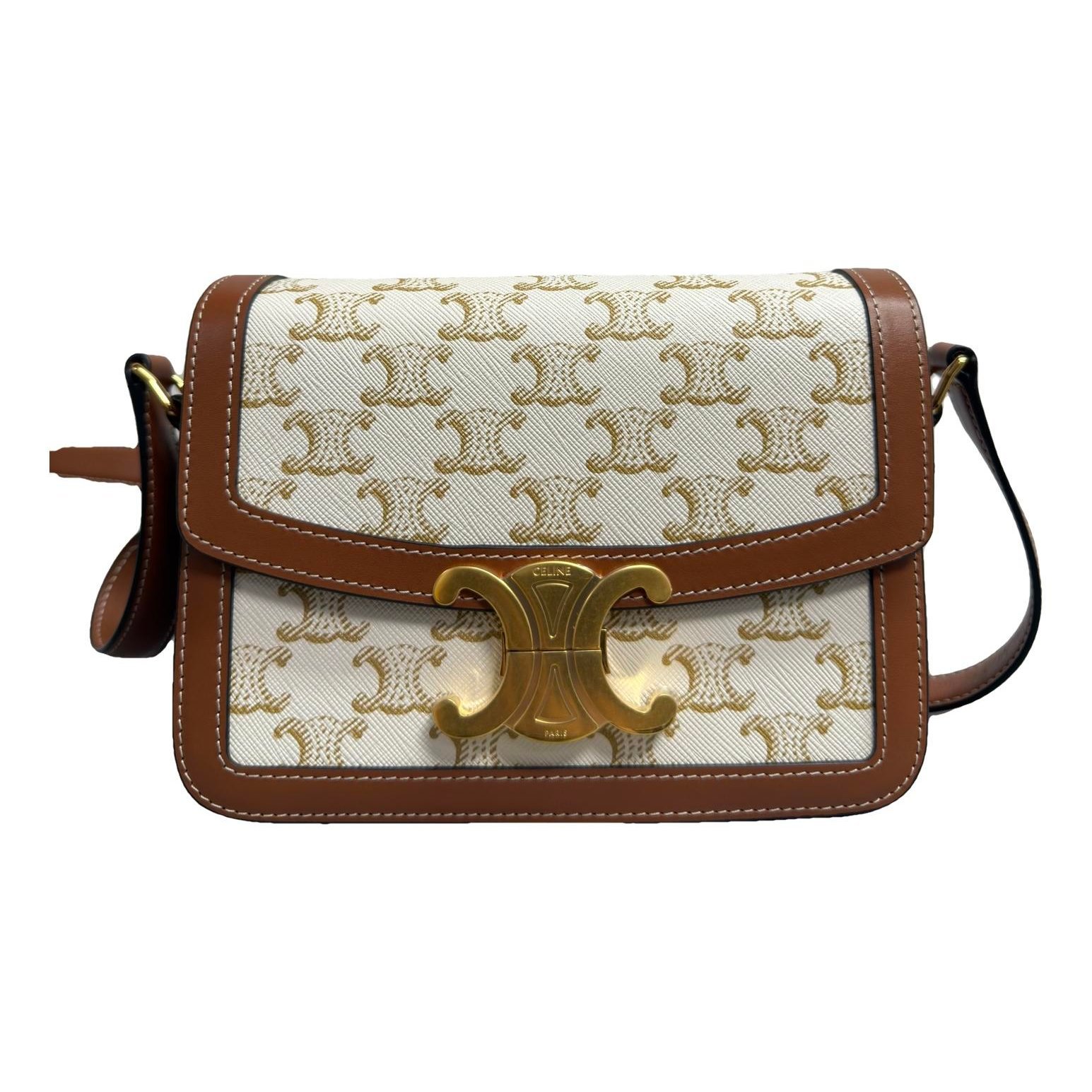Triomphe leather handbag