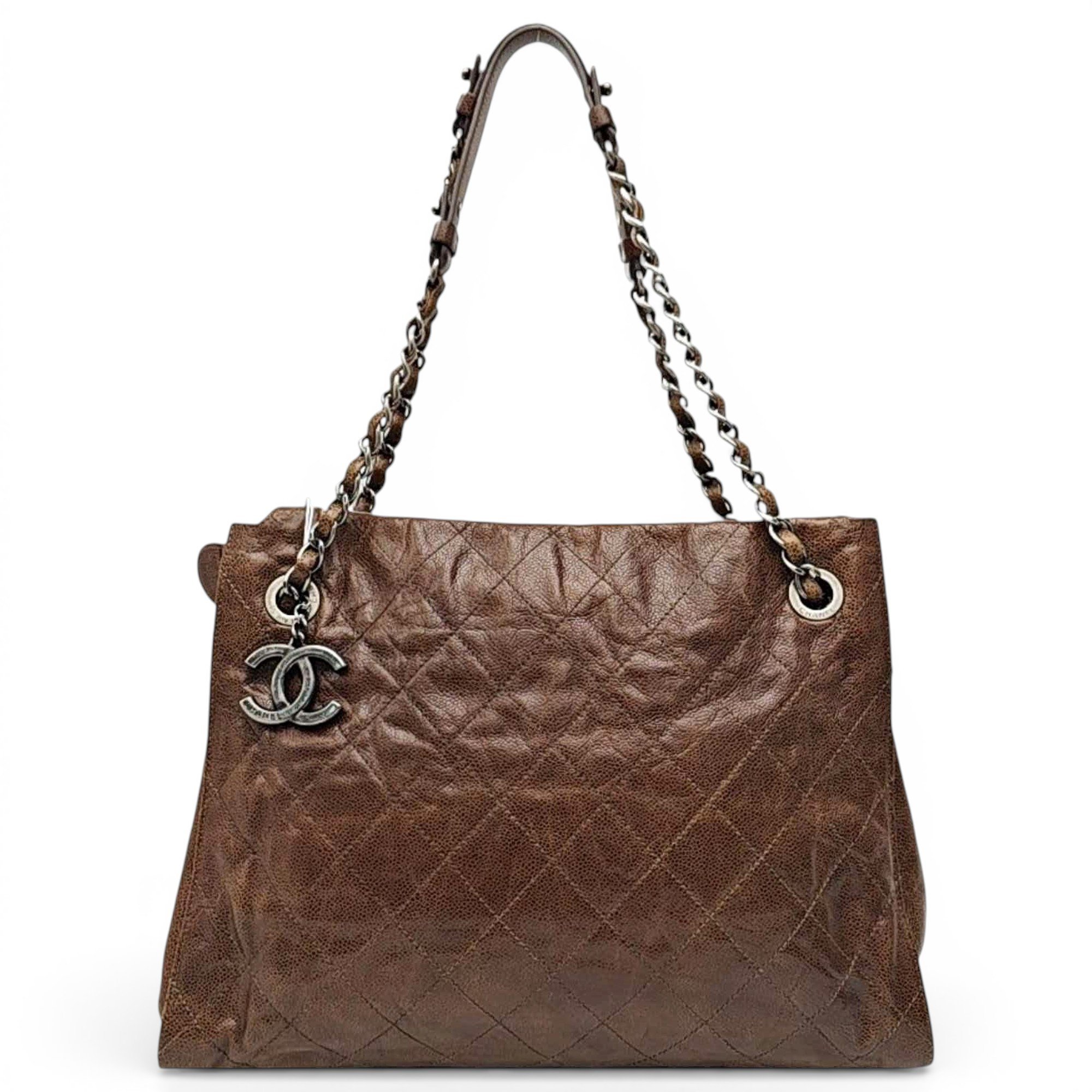 Grand shopping leather tote