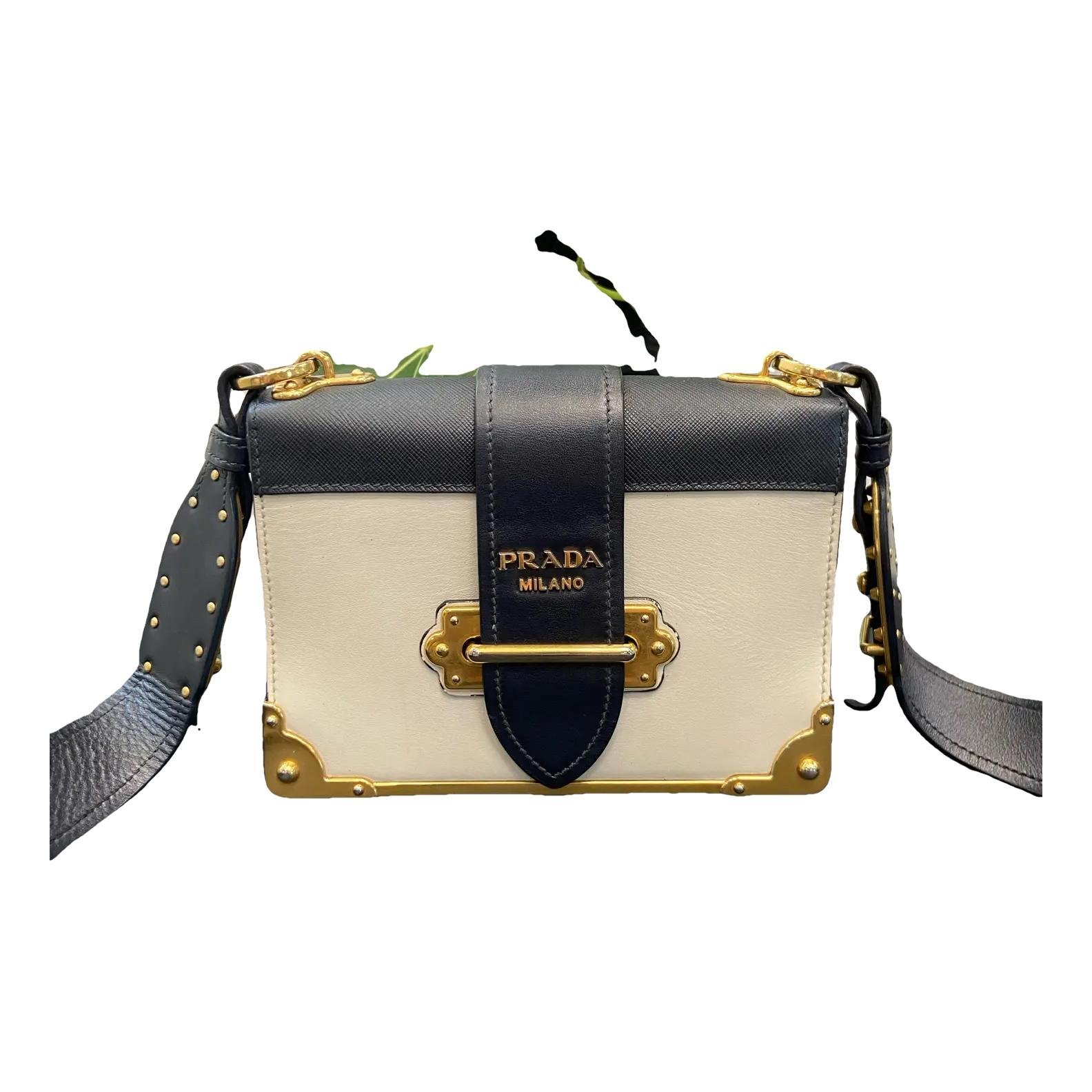 Cahier leather handbag