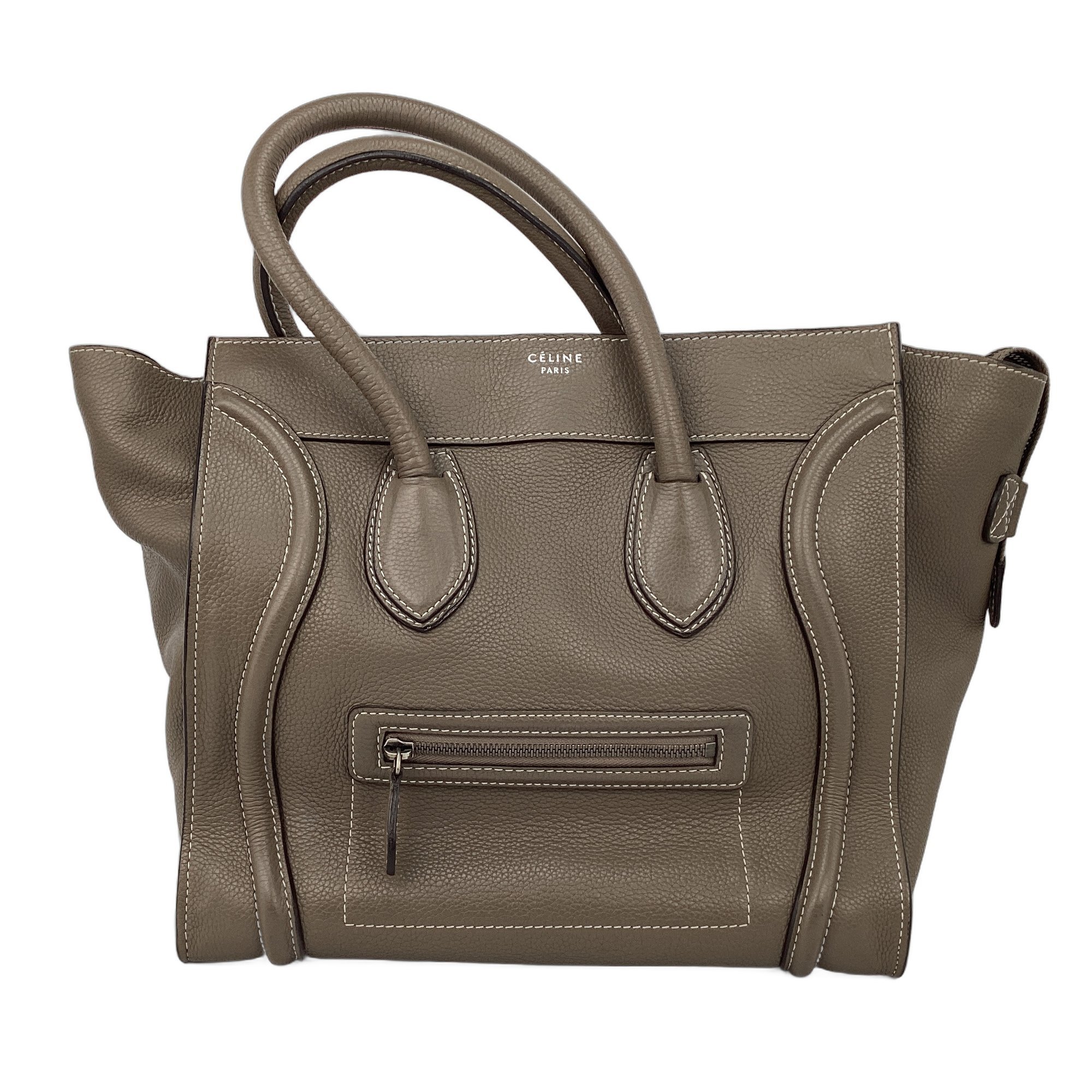 Luggage leather handbag