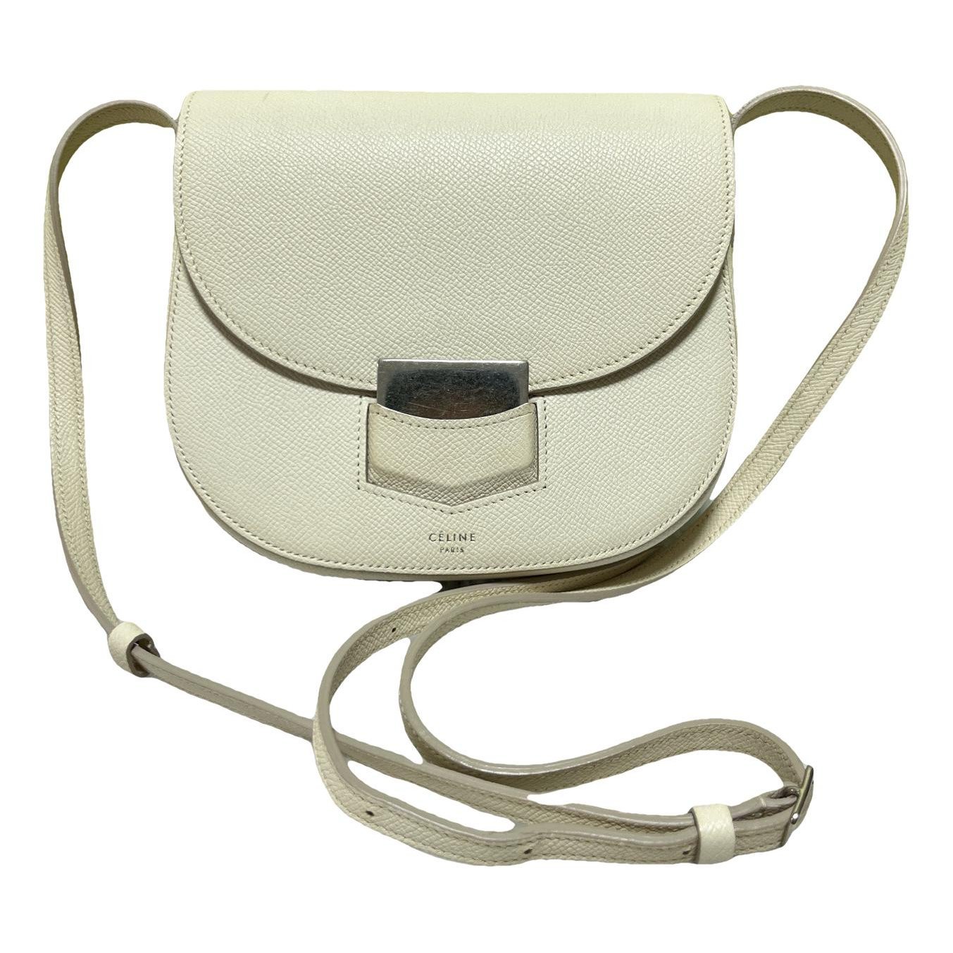 Trotteur leather crossbody bag
