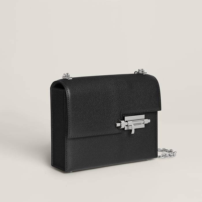 Noir Verrou Chaine Mini Bag