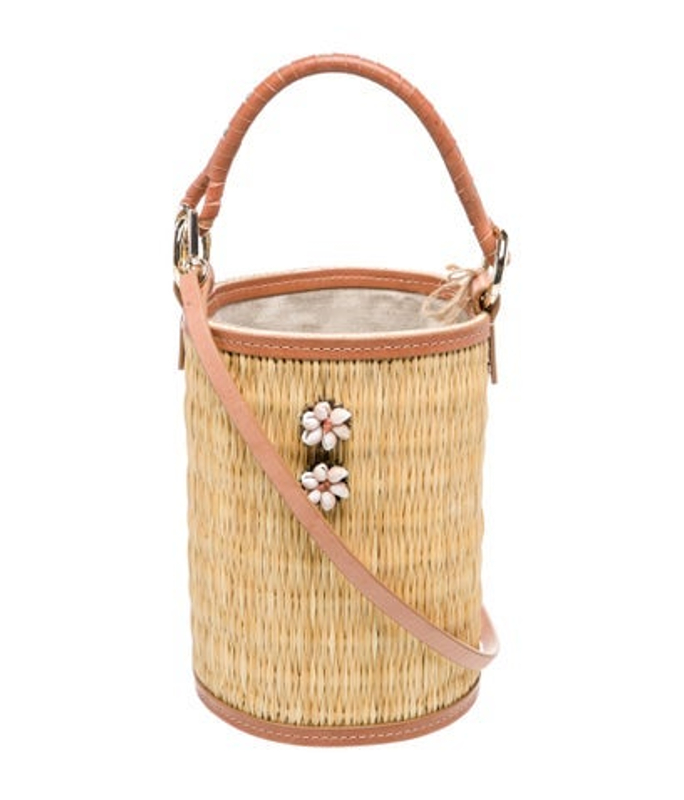 Heimat Atlantica Atlantica Straw Bucket Bag