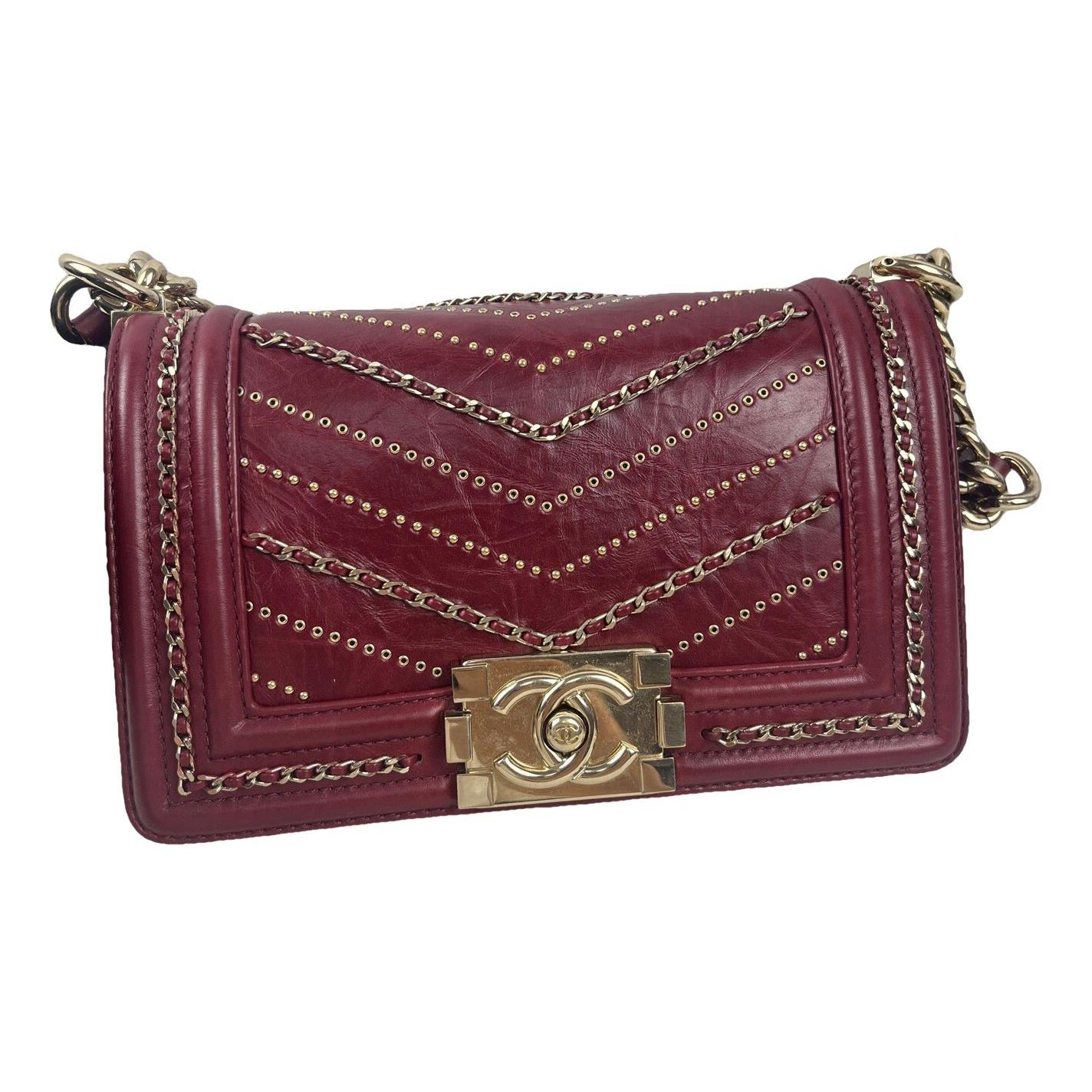 Boy leather crossbody bag