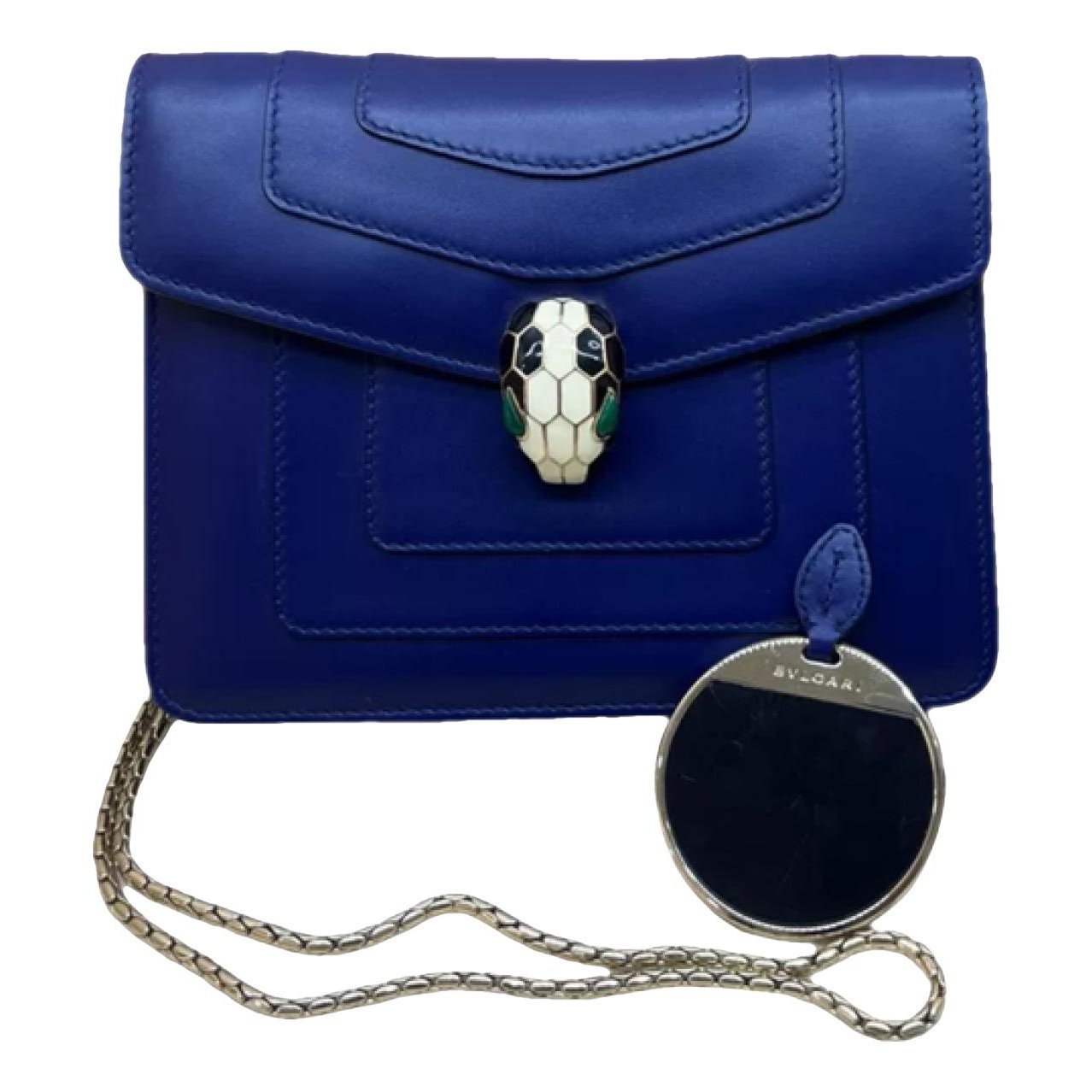 Serpenti leather handbag