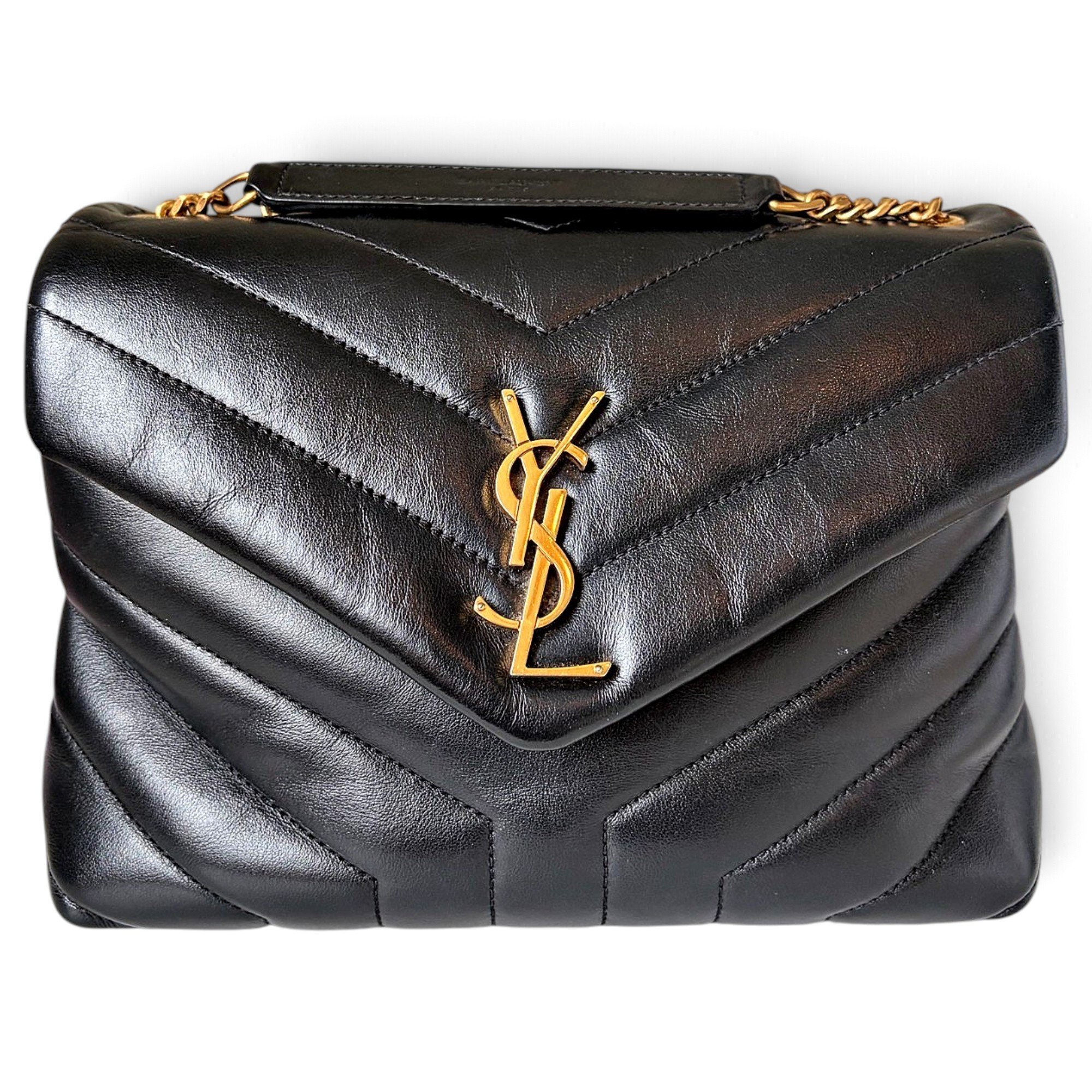 Saint Laurent Loulou Puffer leather handbag