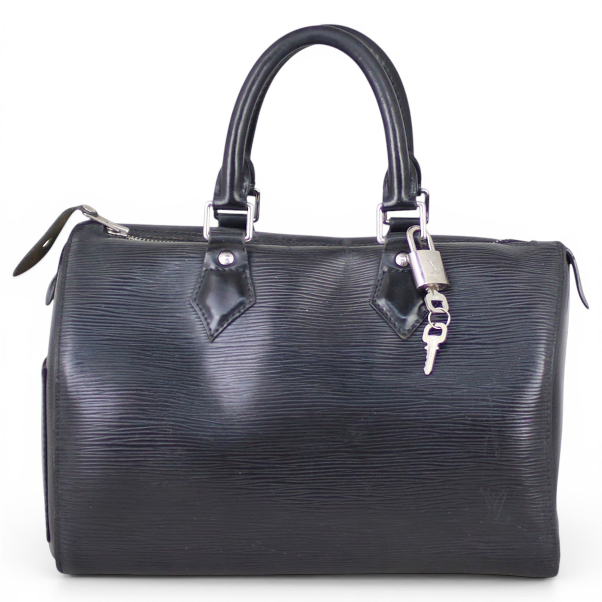 Speedy leather handbag