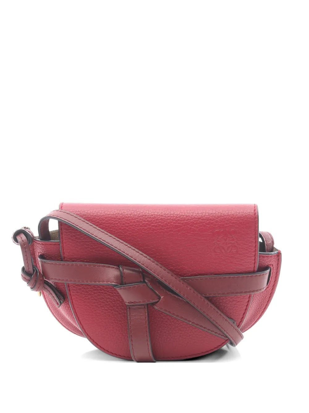 2000s mini Gate leather crossbody bag
