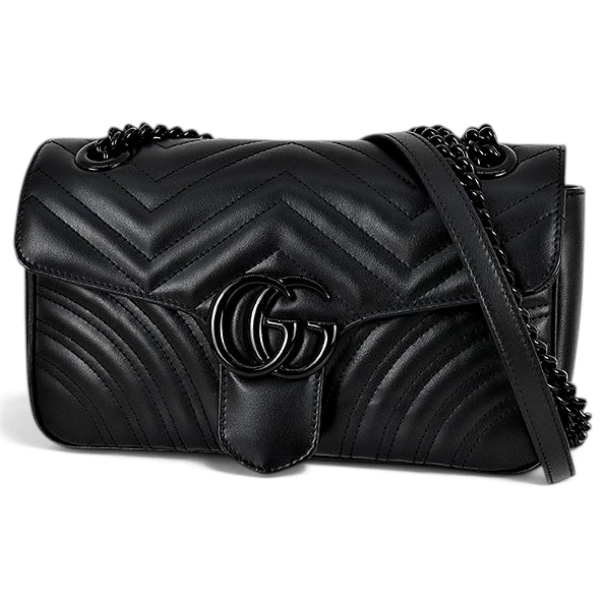 GG Marmont Flap leather handbag