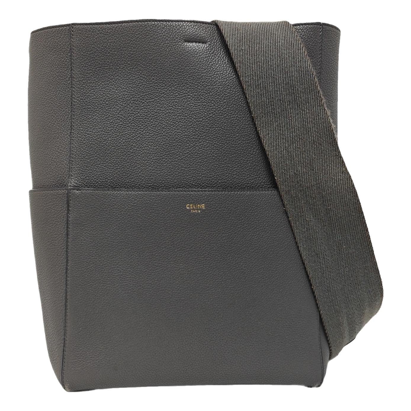 Seau Sangle leather tote