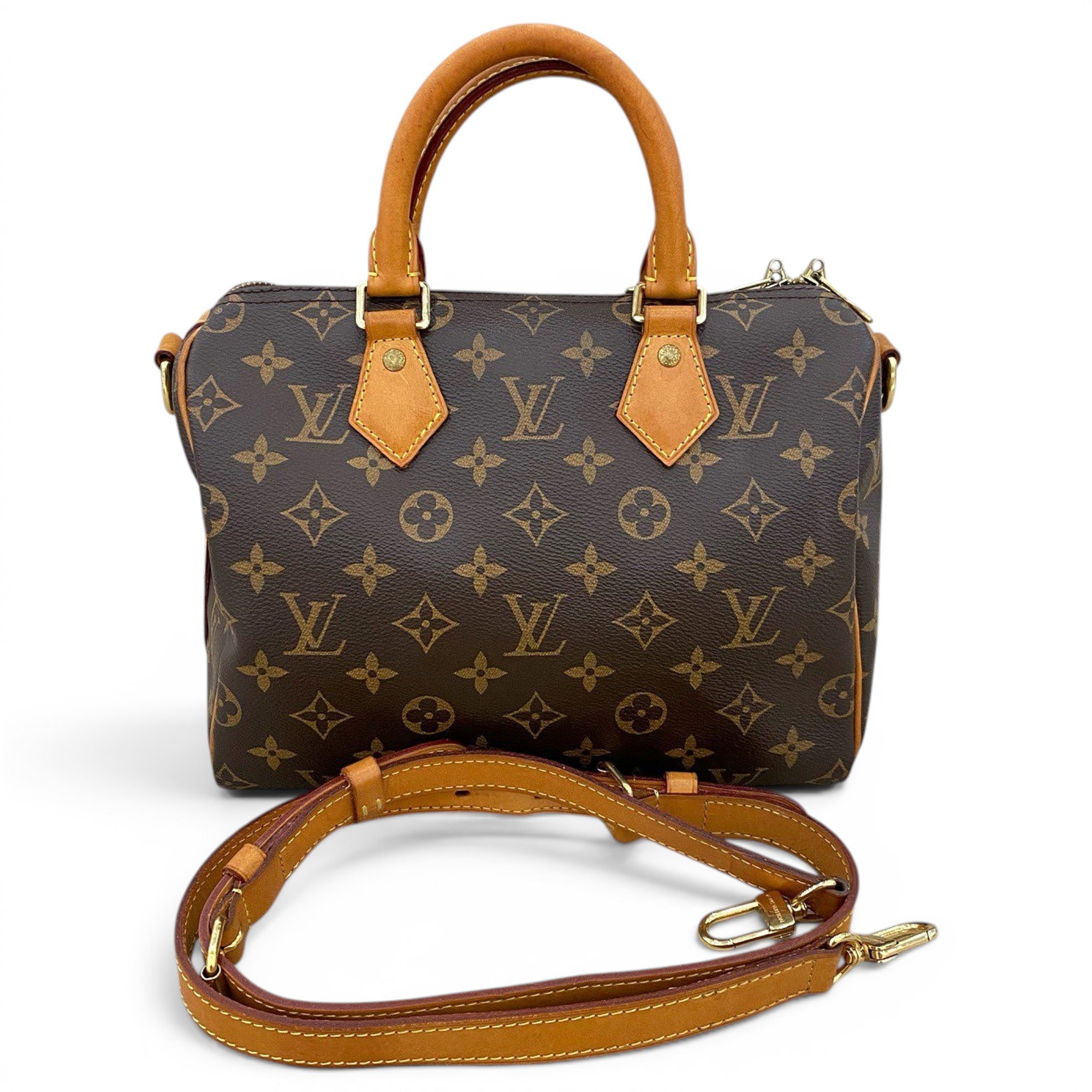 Speedy leather handbag