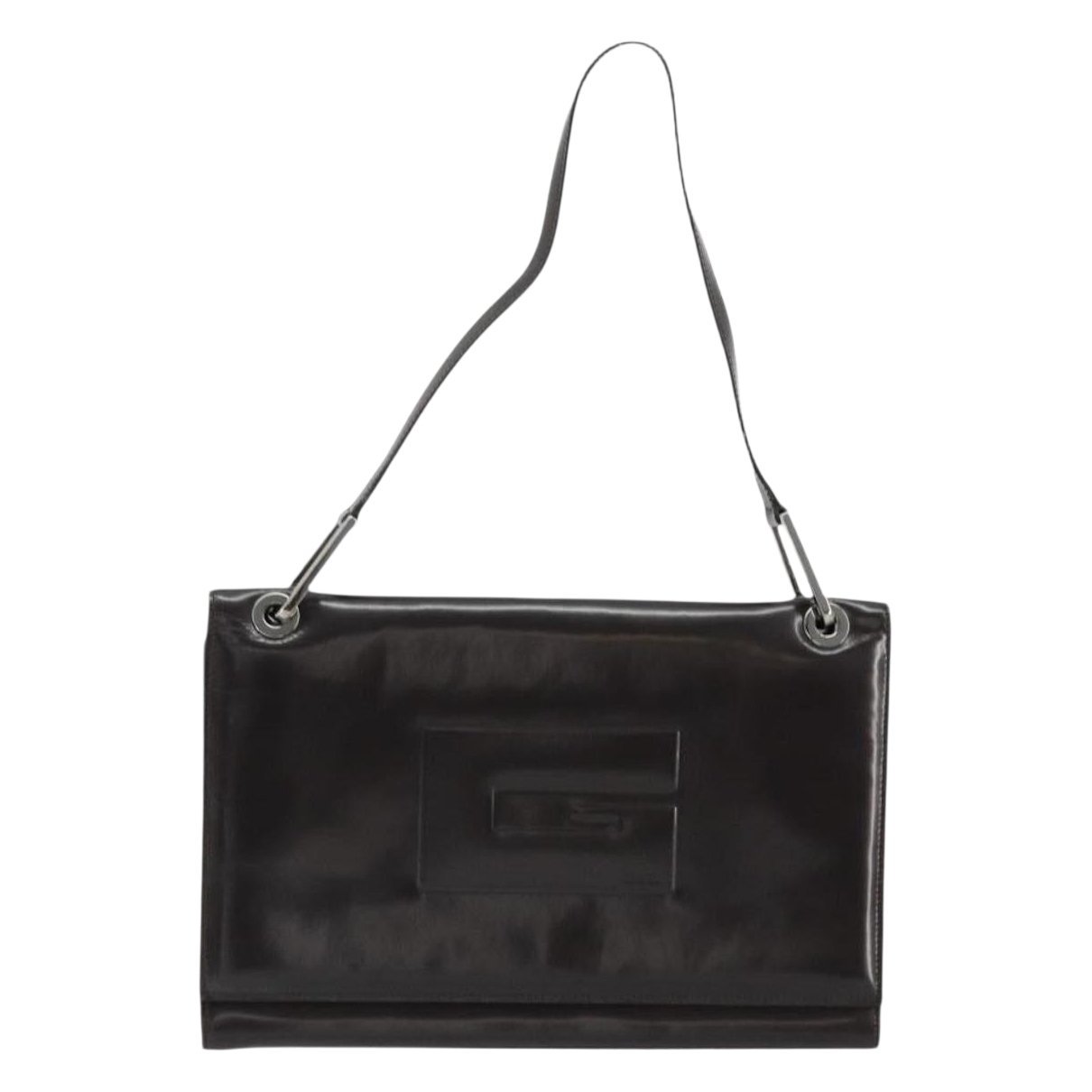 Patent leather handbag