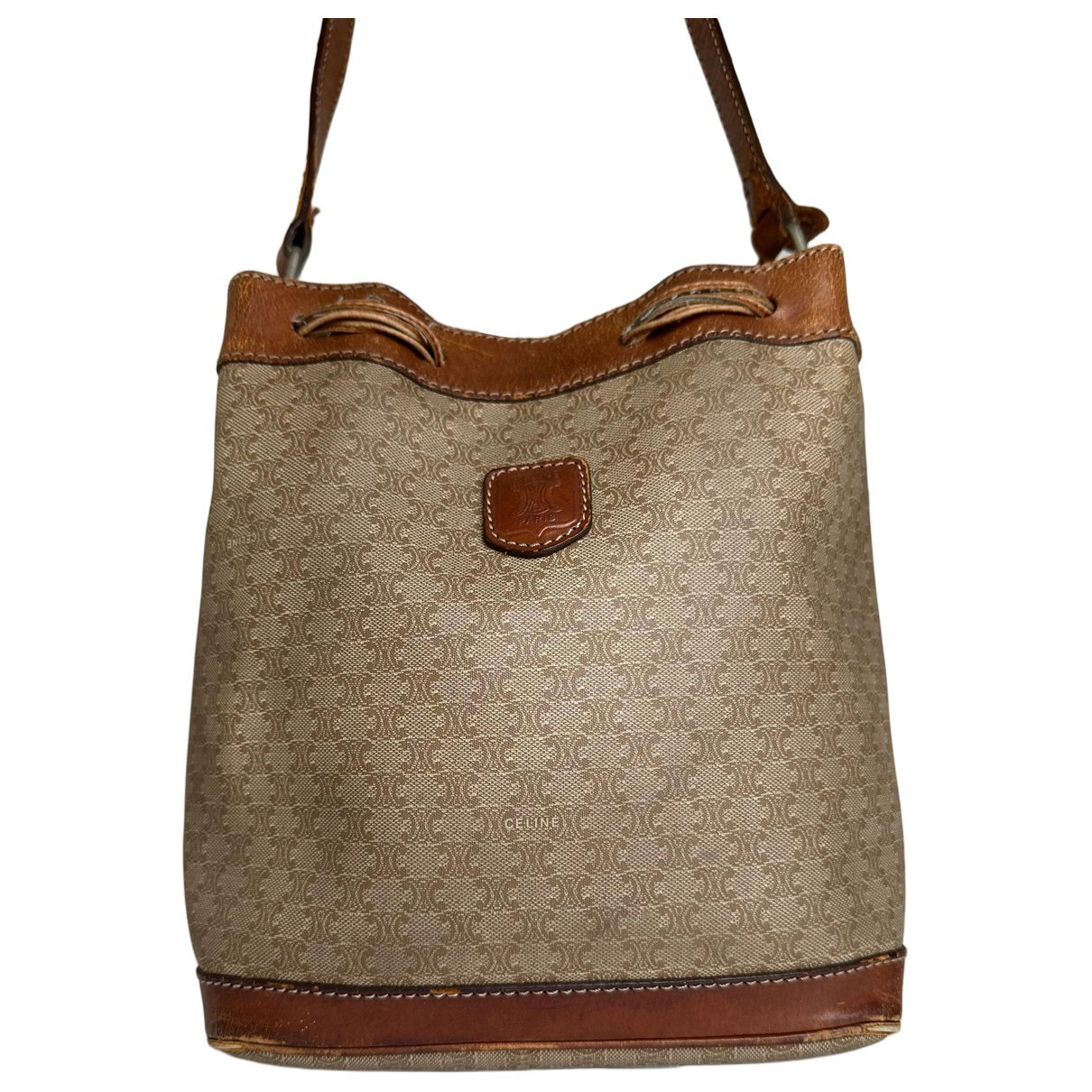 SAC SEAU leather handbag