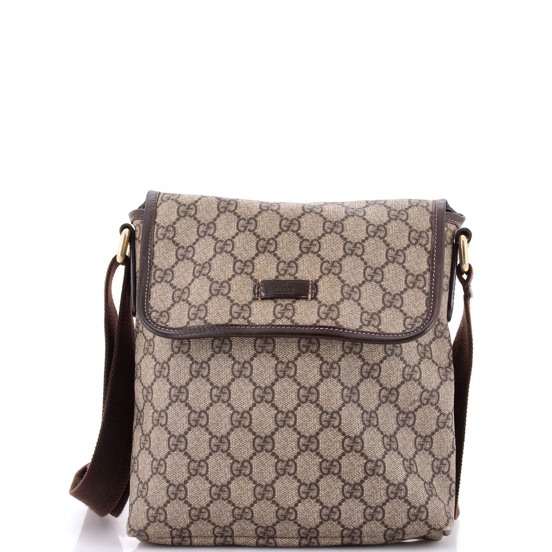 Flap Messenger GG Coated Canvas Small