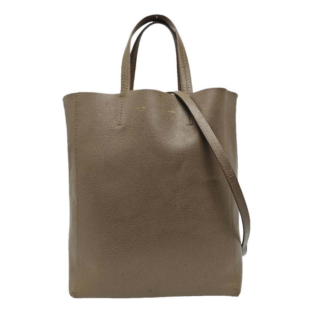 Cabas leather handbag