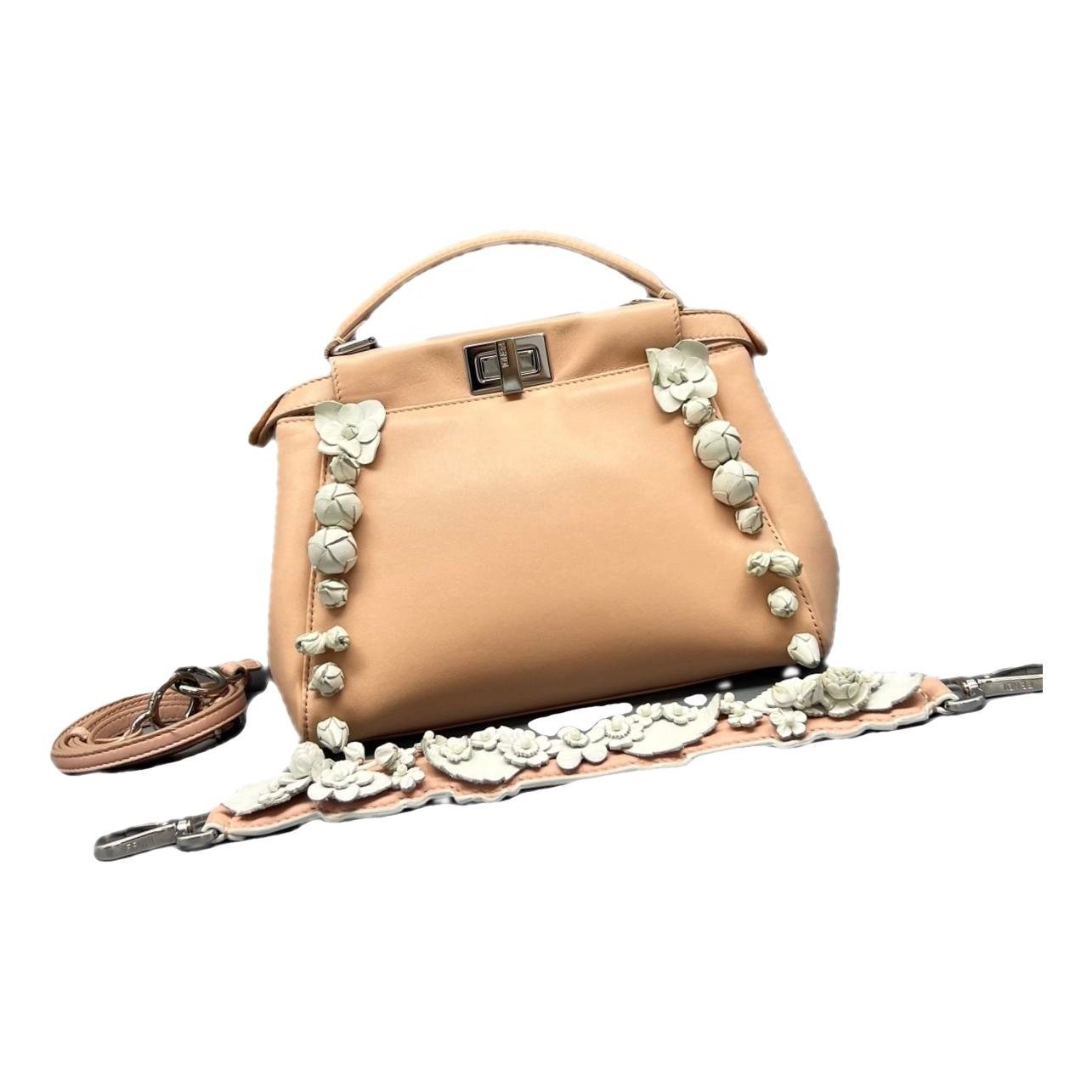 Peekaboo leather handbag