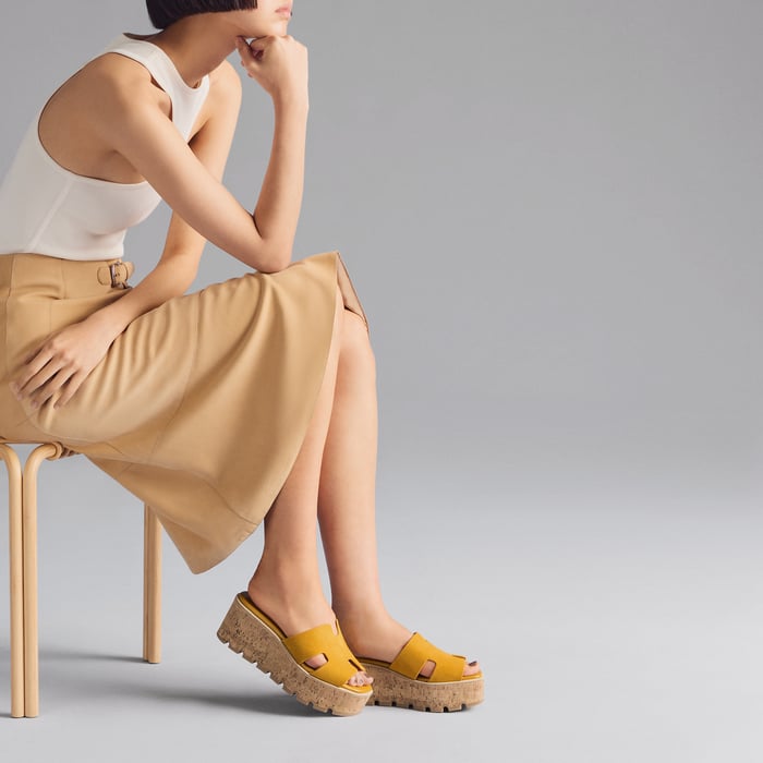 Jaune Sésame Eze 30 Sandal