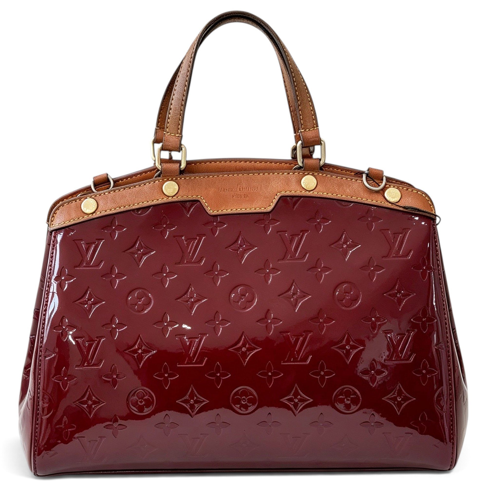 Bréa patent leather handbag