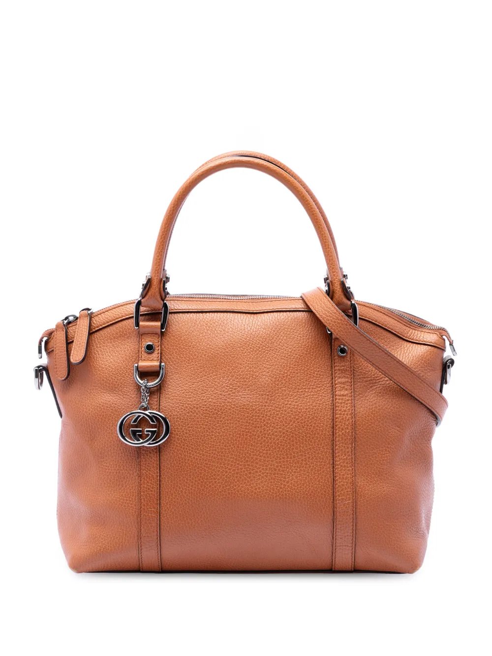 2016-2026 Medium Calfskin GG Charm Dome satchel
