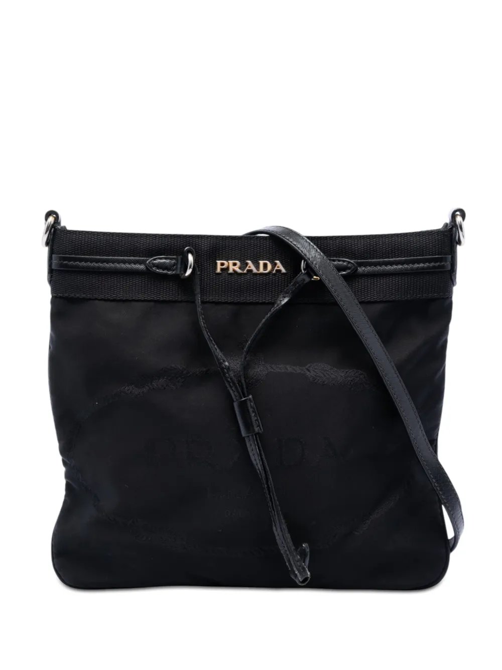 2000-2026 Tessuto Canapa Logo crossbody bag