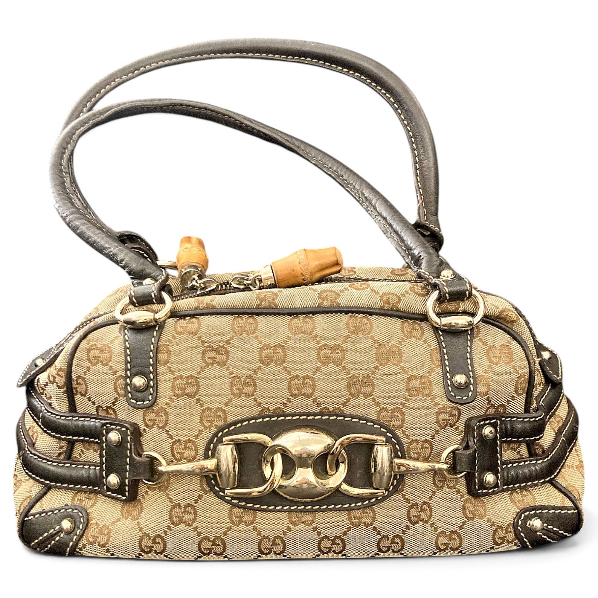 Leather handbag