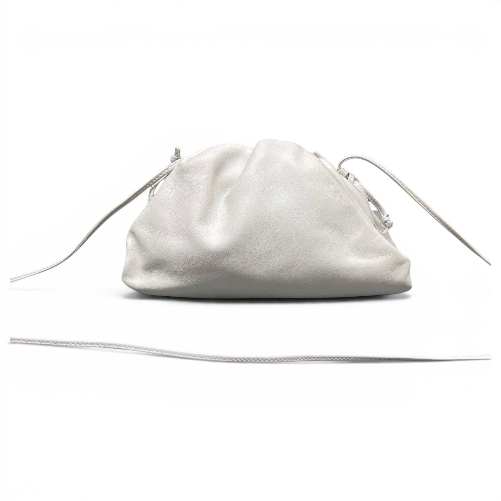 Pouch leather handbag