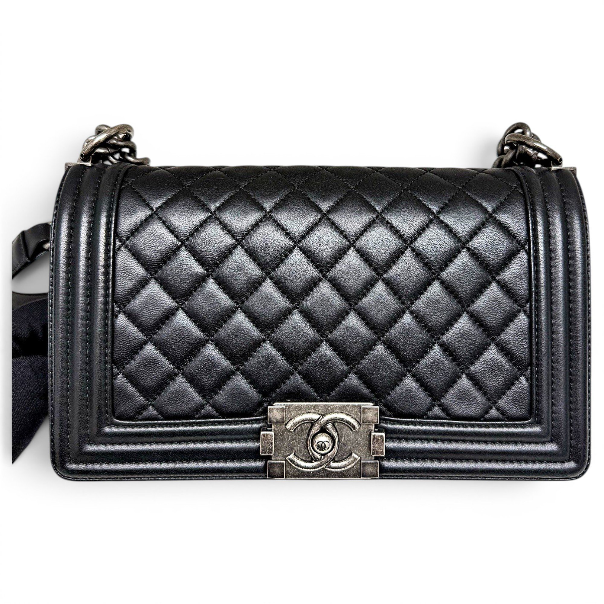 Boy leather crossbody bag